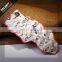 custom private hand made worn-out design paper swing tag for denim jeans