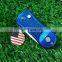 large switchblade golf divot tool ball marker / custom switch divot tools