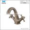15 years professional experience factory classic traditional antique brass bathroom faucet washbasin mixer taps