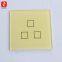 Cusotmized Design 1 Gang 1 Way 3 Gang 3 Way Touch Sensitive Toughened Glass Plates