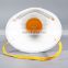 Non-woven industrial cup shaped respirator face mask for adult