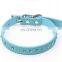 Blue Diamond Embedded Pet Collar Leash Training Dog Pulling Rope Pet Neck Chain Pet Supplies