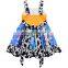 Kids Girls Buzz Sleeveless Dress Fashion Milk Silk Twirl Sashes Dress Summer Girls Party Dress Clothes