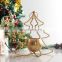 Soft time golden candlestick iron pentacle candlestick Christmas decorationscreative table decorations