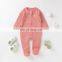 Two-way Zipper Long Sleeve Baby Onesie Antislip 100% Organnic Cotton Baby - Toddler Footed Pajamas