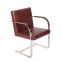 Genuine leather Brno dining chair /conference chair