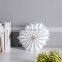 Nordic fancy goods gift matte white antique home decor flower vase resin for hotel wedding