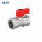 Nickel plated Brass Mini ball valve