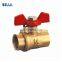 high performance brass ball valve with filter