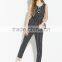 Fashion Backless Bowknot Stripe Jumpsuit for Women