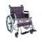 2020 New cushion big wheel manual outdoor transfer wheelchair