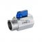 Stainless Steel Female to Male Mini Ball Hose Barb Valve Pn63
