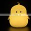 Hot sale  silicone penguin shape animal Led night lamp  for Baby Bedroom