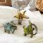 Iron Metal Tree Leaf Design Antique Finish Napkin Ring Holder For Tableware