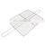Stainless steel BBQ barbecue grilling Mesh with wooden handle BBQ Accessories for outdoor grill