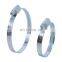 Automobile oil and water pipe hose clamp Car color galvanized elastic metal hose clamp clamp