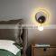 Luxury Hotel LED Indoor Wall Lamp Modern Bedside Aisle Decoration Creative Geometric Wall Lamp