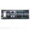 Brush Sandblasting Usb Charger Power connector Wall Plate with RCA
