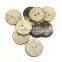 Custom Round 2 Holes Brown Natural Coconut Shell Button For Shirts Clothes