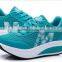 hot selling ladies women comfortable breathable high heel mesh lose weight sport waking shoes
