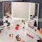 Wholesale Corner wooden furniture dressing table with Lights and Mirror
