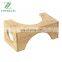Bamboo Adjustable Original Squatting Toilet Stool Bathroom Anti-Slip toilet Step Stool
