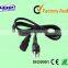USA Type UL Certified 2 Pin/3 Pin Plug AC Power Cord