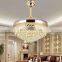 Pendant Light Item And European Style LED Fan Lights 42 Inches Hanging Chandelier Fan Lamp