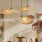 Luxury Brass Pendant Light Lotus Leaf Hanging Lamp For Home Restaurant Decor Lighting