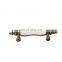Ceramic Zinc Alloy Cabinet Drawer Door Handles Pulls
