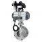 Pneumatic stainless steel butterfly valve