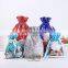 Wholesale Children Beautiful Small Foil Stocking Custom Logo Large Packing Merry Drawstring Christmas Gift Bag