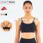 Women V Back Recycled Spaghetti Straps Sports Bras Wholesale Breathable Yoga Fitness Tops