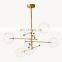 America Design Luxury Lamp GLASS GLOBE MOBILE SIX-ARM CHANDELIER 55