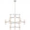 Margita Medium Chandelier Cylindrical double-ended glass lampshade Ceiling Lamp for living room dining room bathroom