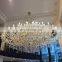 Customized Luxury Banquet Hall Maria Theresa Candle K9 Crystal Chandelier For Wedding Decor