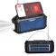 Wireless Call Solar Energy Music Player With Electric Torch With Phone Holder Outdoor Fm Radio Usb Player Tf Solar Charging