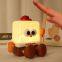 New ideas Chocolate  Bedroom Night Light Nursery Lamp Mini LED Light Cartoon Silicone Night Lamp Cute Night Light for Kids