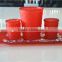 red pearl glass candle holders in two sizes / wholesale glass candelabra