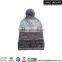 Best Seller 100% Acrylic Knitted Hat With Pompon On The Top