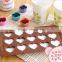 Wholesale price custom heart shape mold cute sushi making kit cake silicone cake mold
