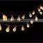 Warm white led drip string light 110v 220v Patio lights led string decorative metal strip for Wedding Party Christmas Bedroom