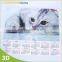 2013 custom wall calendar, 2014 promotion calendar, 3D lenticular 2015 calendar