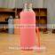 Colorful Silicone water bottle Outdoor portable bicycle bottles/Sports water glass bottle drink bottles Portable Car cup