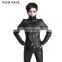 Y-415 Punk Woman Sexy Patchwork Motorcycle Clothes Leather Pelle Jacket