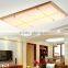 Solid Wood Frosted Glass Customized LED Electrodeless Dimming Ceiling Light