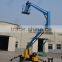 Factory wanted trailer mounted towable spider boom lift/arm lift/sky lift table with diesel engine