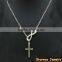 >>Hot selling fashion Silver Plated Infinity //Cross Necklace Pendant/