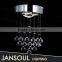 french style iron chandeliers new design wholesale modern decorative hanging chrome crystal wall lamp