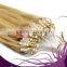 Virgin remy human hair Micro ring loop hair extension